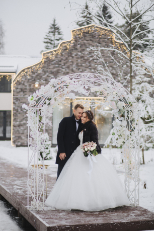 Зимняя сказка - свадьба зимой это красиво!